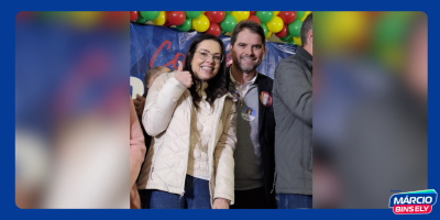 Márcio Bins Ely participa do ato Coração Gaúcho em são leopoldo