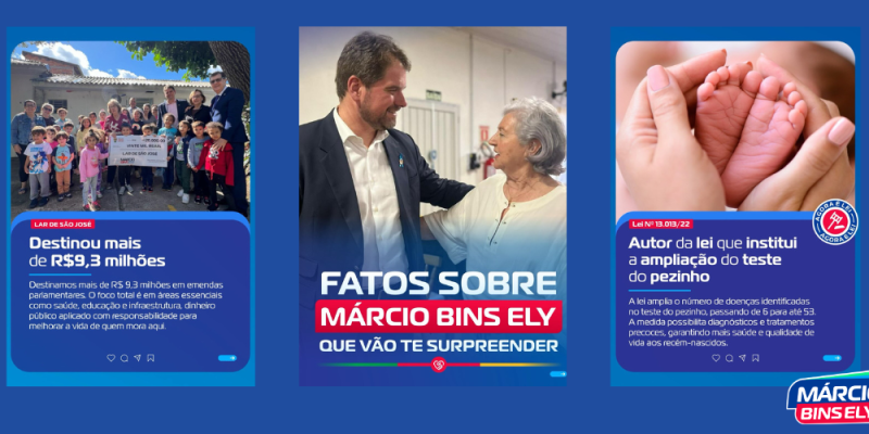 fatos sobre marcio bins ely