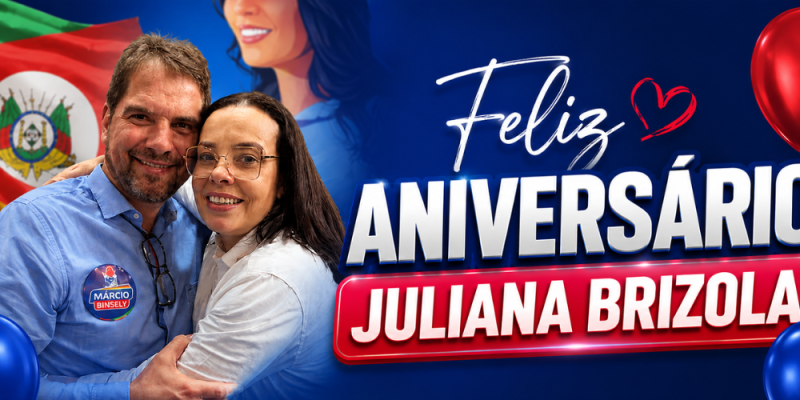 feliz aniversario juliana brizola