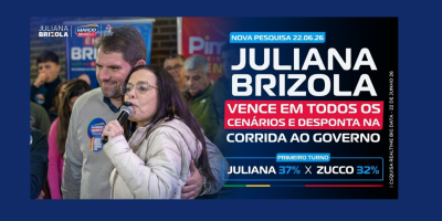 juliana vence em todos os cenarios