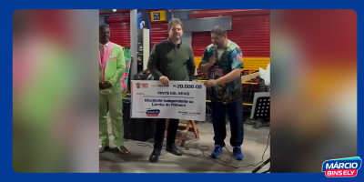 marcio bins ely destina emenda para escola de samba mocidade independente da lomba do pinheiro