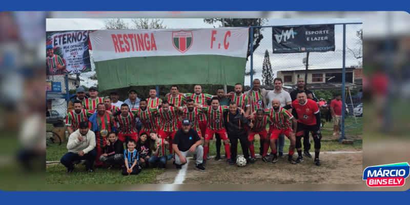 márcio bins ely participa da estreia do Restinga FC contra o Baltimore