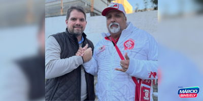 visita ao amigo Capitinga, presidente da torcida organizada Nação Independente do Sport Club Internacional.